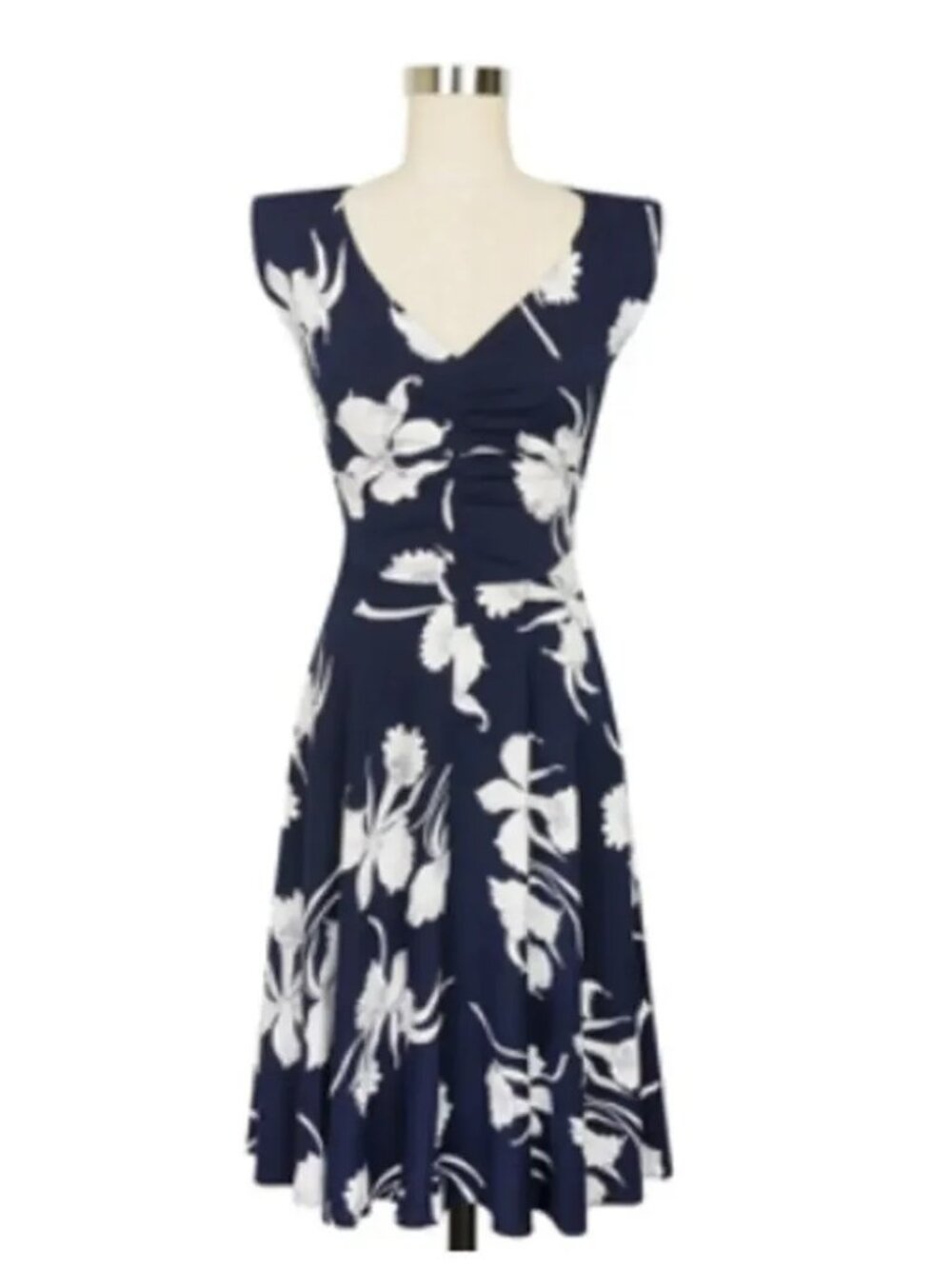 RARE TRASHY DIVA DECO DAFFODILS LOUISE DRESS USED AS IS SZ 8 VINTAGE FLORAL